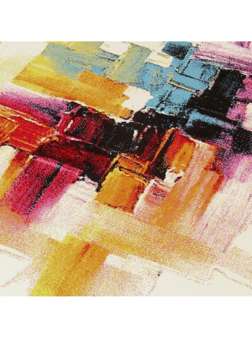 Tapis multicolore design polypropylène Southampton - Kiabi