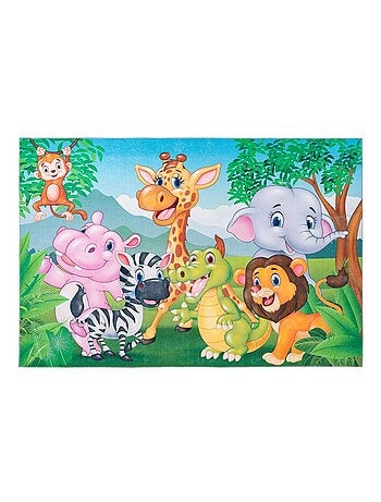 Tapis multicolore polyester pour enfant Fun