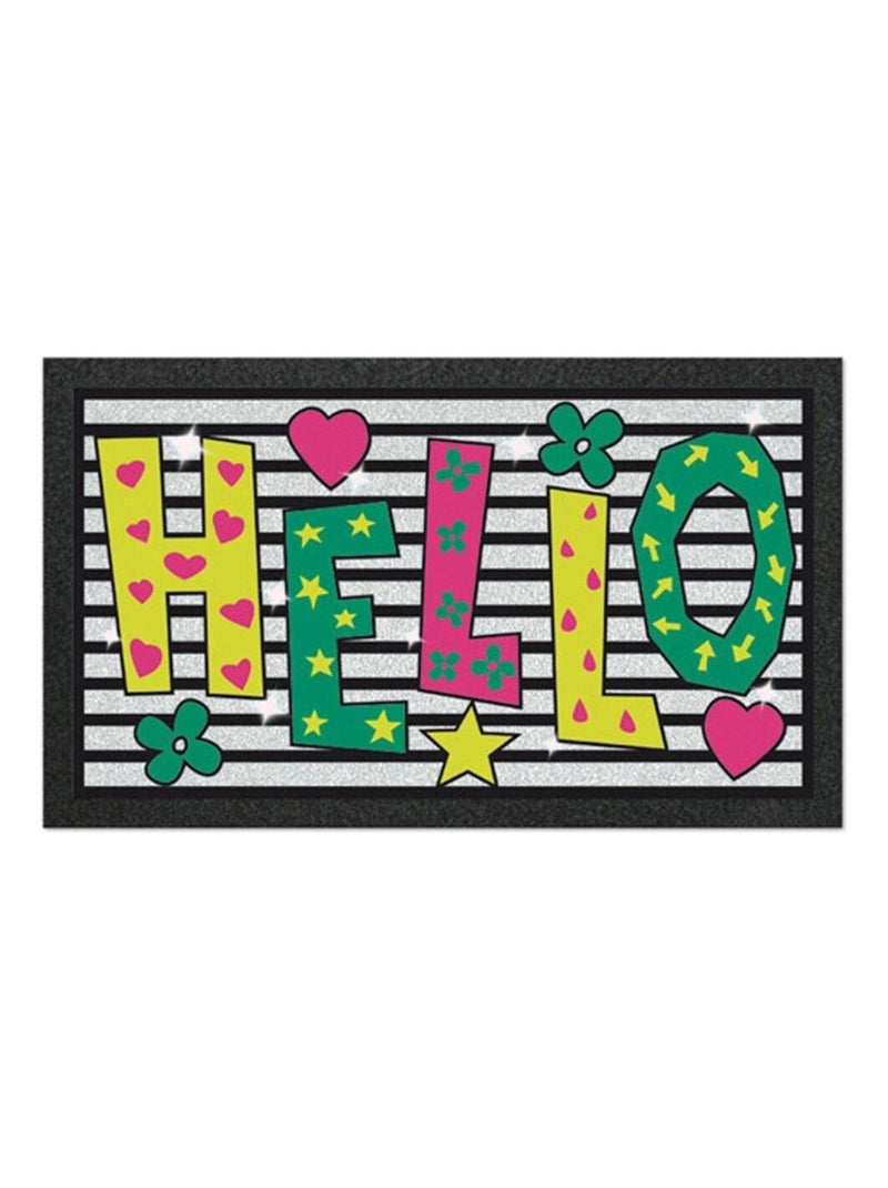 Tapis multiusage Happy Hello Multicolore - Kiabi