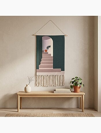 Tapis mural tissé à la main