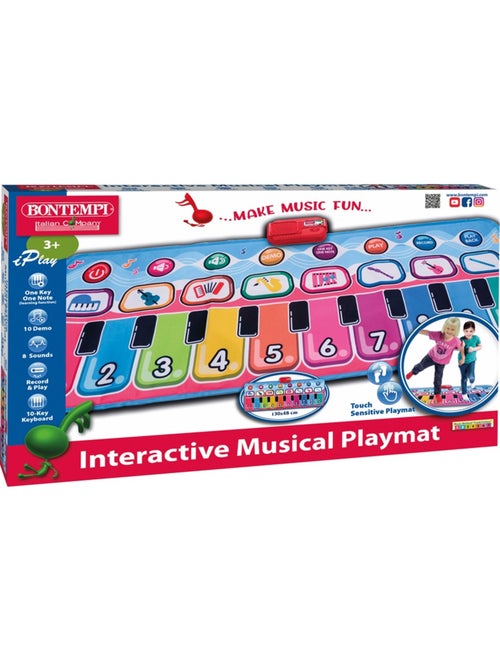 Tapis musical avec 10 touches 130x48cm - Kiabi