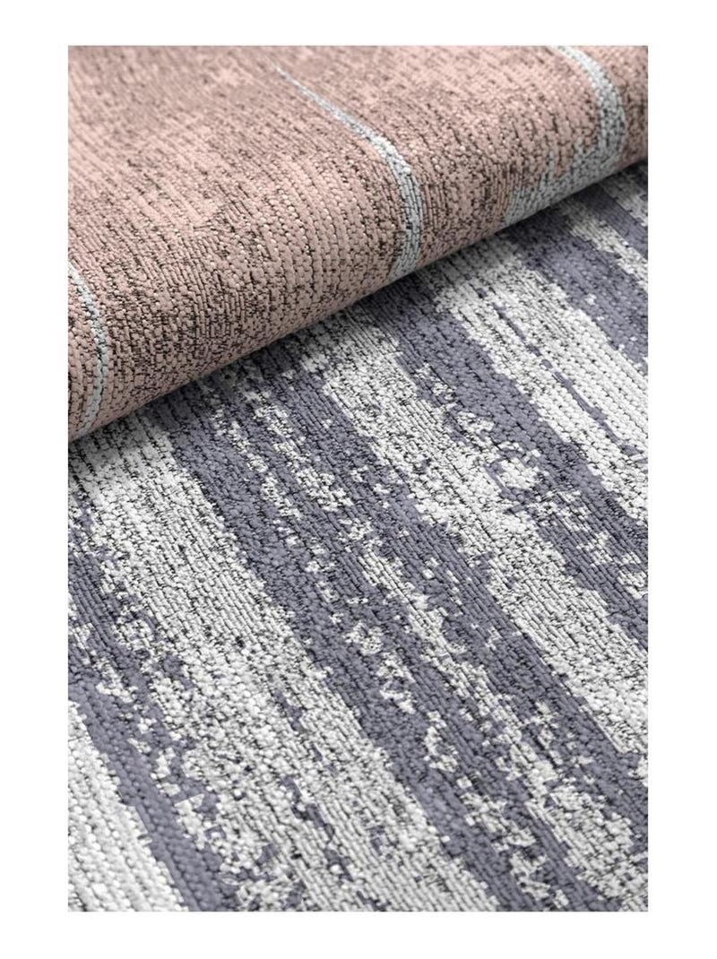 Tapis mutlicolore plat de salon en coton Pristina Multicolore - Kiabi