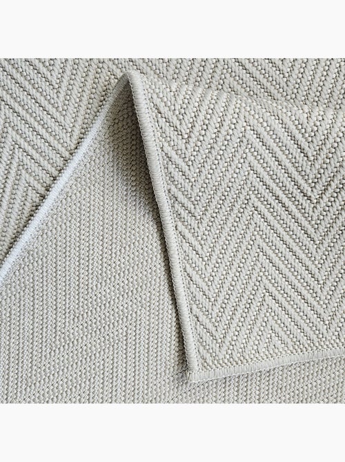 Tapis Naturel Effet Tressé - 120x170 / Crème - Kiabi
