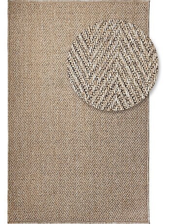 Tapis Naturel Effet Tressé