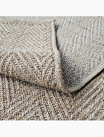 Tapis Naturel Effet Tressé