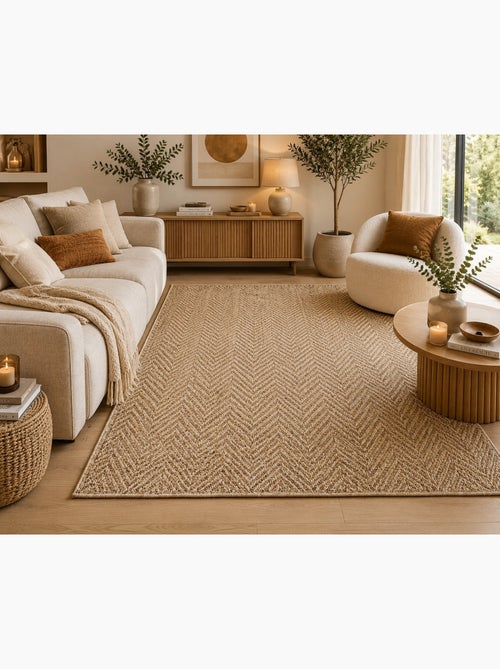 Tapis Naturel Effet Tressé - Kiabi Tapis Naturel Effet Tressé - Kiabi