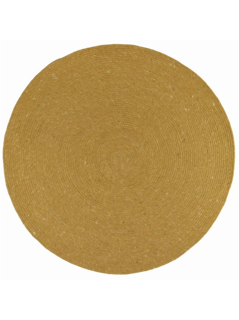 Tapis Neethu en laine Orange clémentine - Kiabi