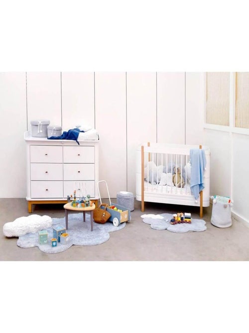 Tapis nuage bleu enfant Lorena Canals mini Puffy Dream - Kiabi