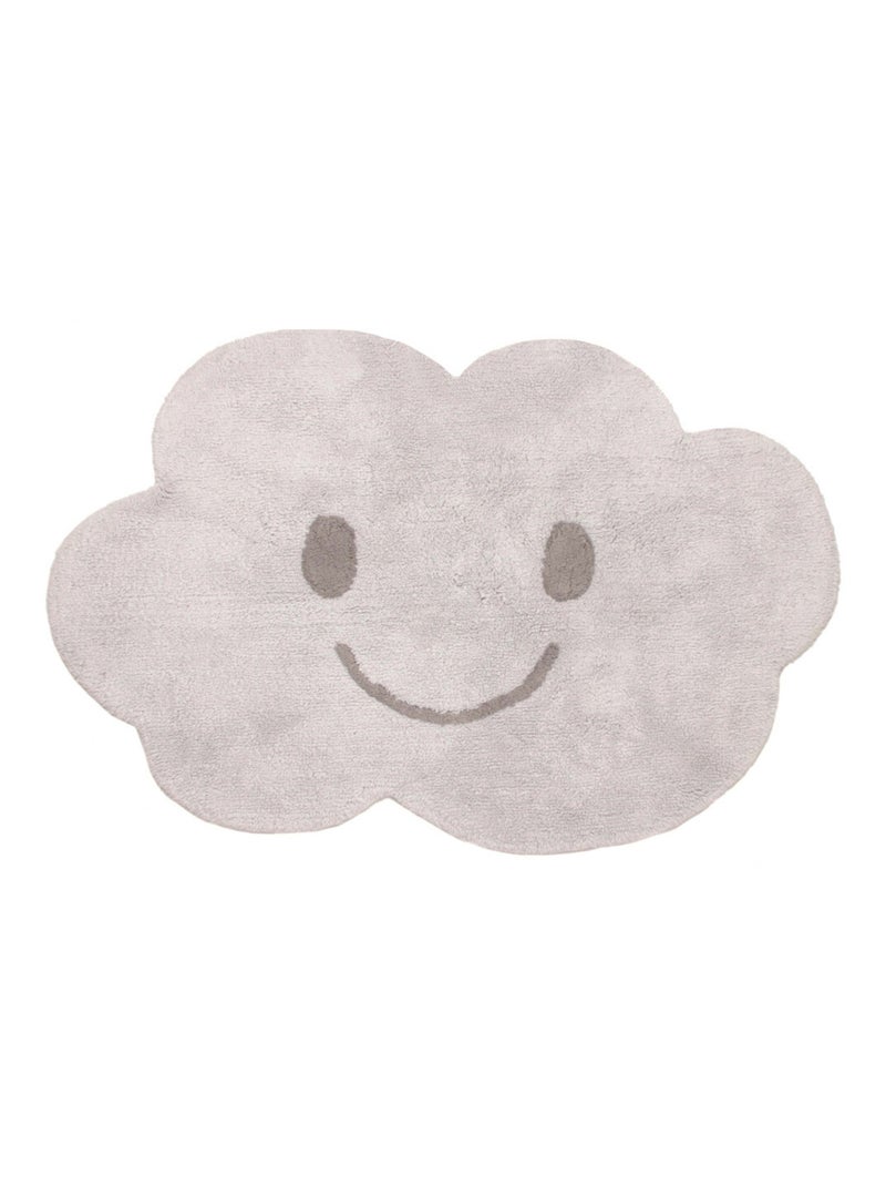Tapis Nuage Nimbus en coton Gris - Kiabi