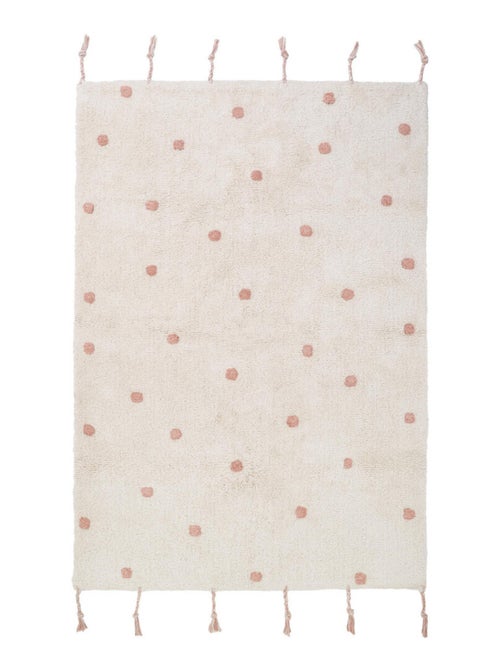 Tapis Nümi Nude en coton - Kiabi