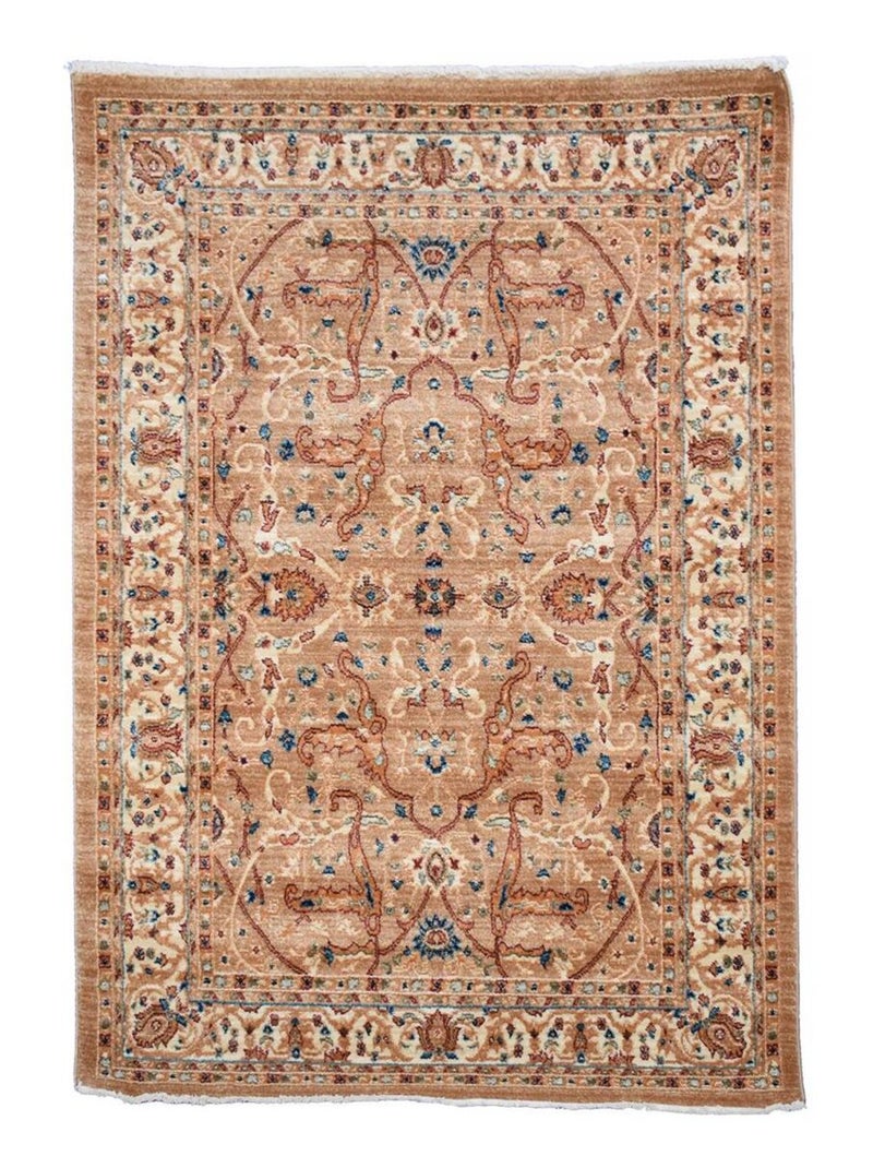 Tapis orient motifs orientaux CHOBAY AB Ecru - Kiabi