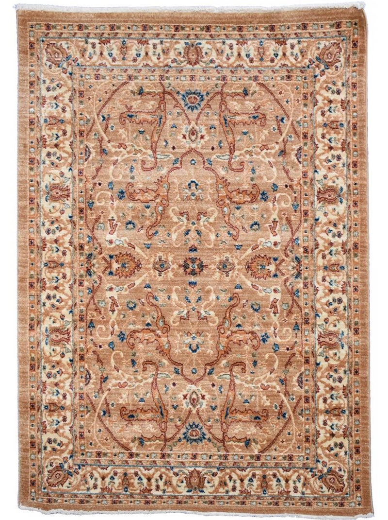 Tapis orient motifs orientaux CHOBAY AB Ecru - Kiabi