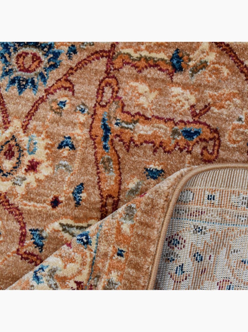 Tapis orient motifs orientaux CHOBAY AB Ecru - Kiabi