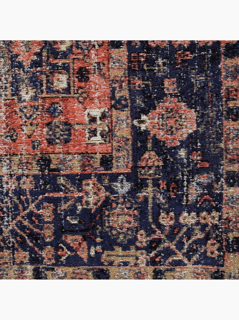 Tapis Orient NOMEDI , tapis en coton Rose - Kiabi