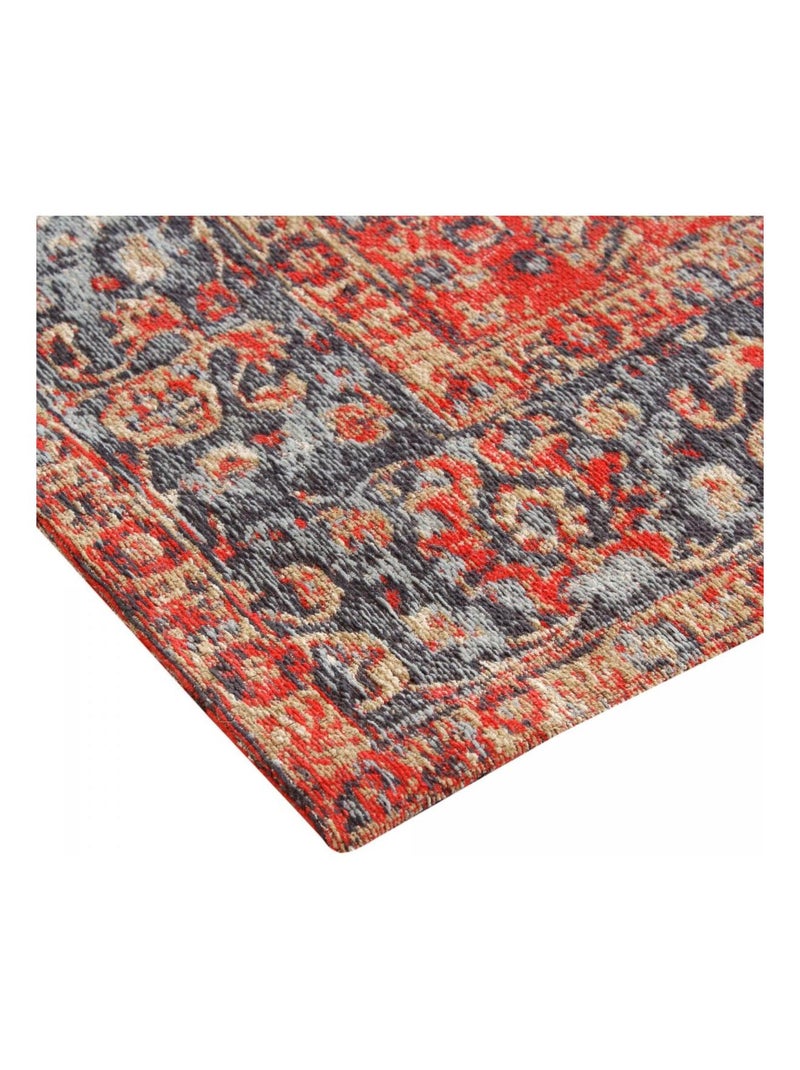 Tapis Orient NOMEDI , tapis en coton Rouge - Kiabi
