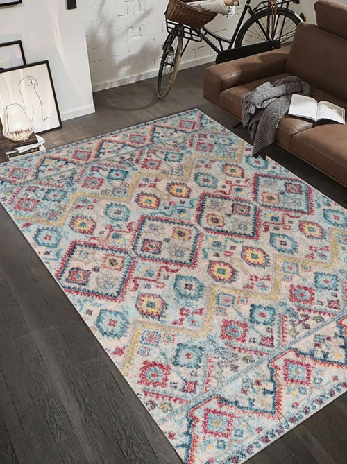 Tapis orient tissé motif classique OLBA - Kiabi