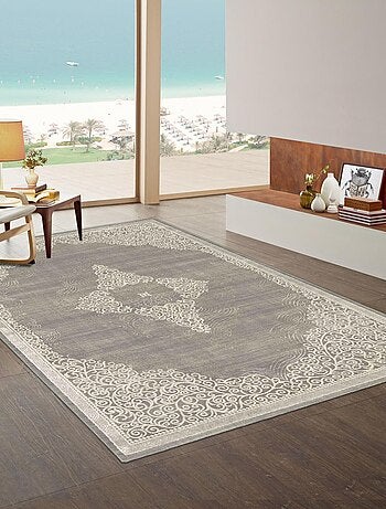 Tapis orient tissé motif ethnique MEDAROND