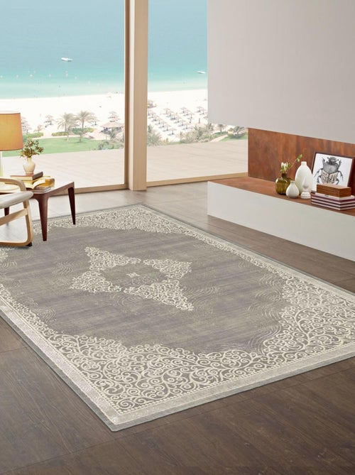 Tapis orient tissé motif ethnique MEDAROND - Kiabi