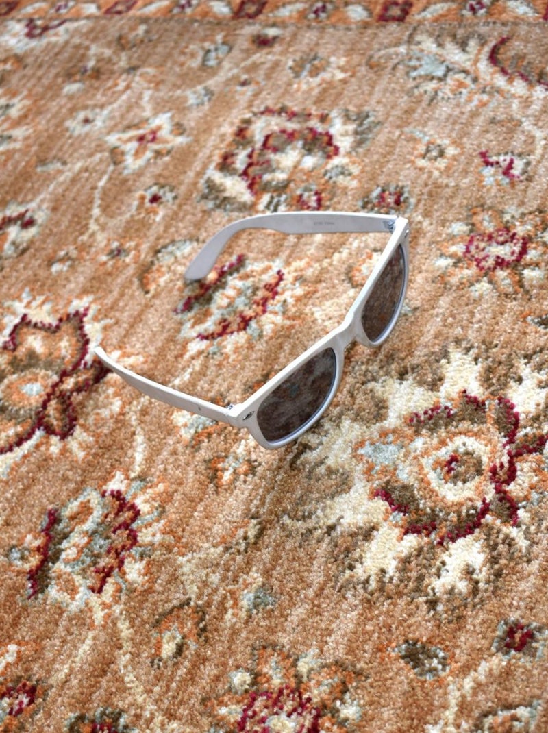 Tapis orient tissé motif traditionnel CHOBAY A Beige - Kiabi