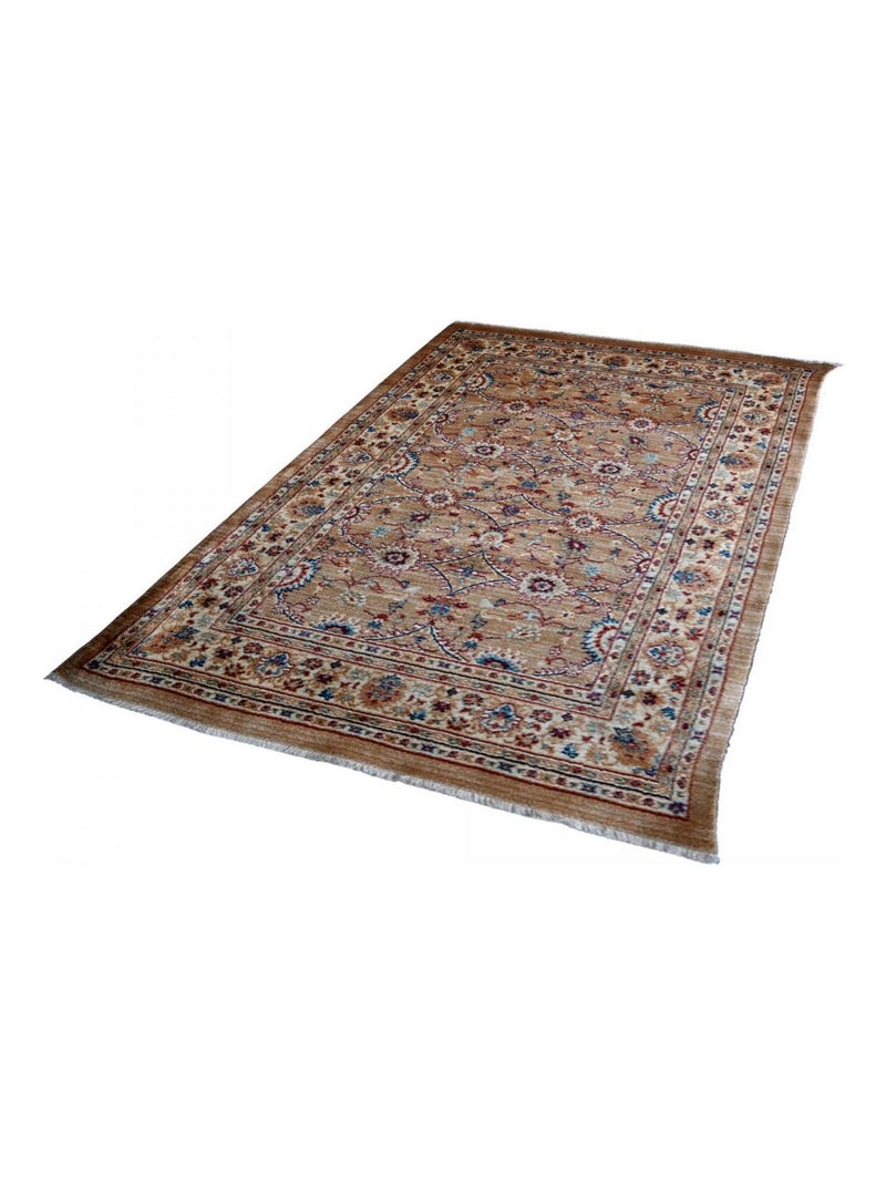 Tapis orient tissé motif traditionnel CHOBAY D Beige - Kiabi