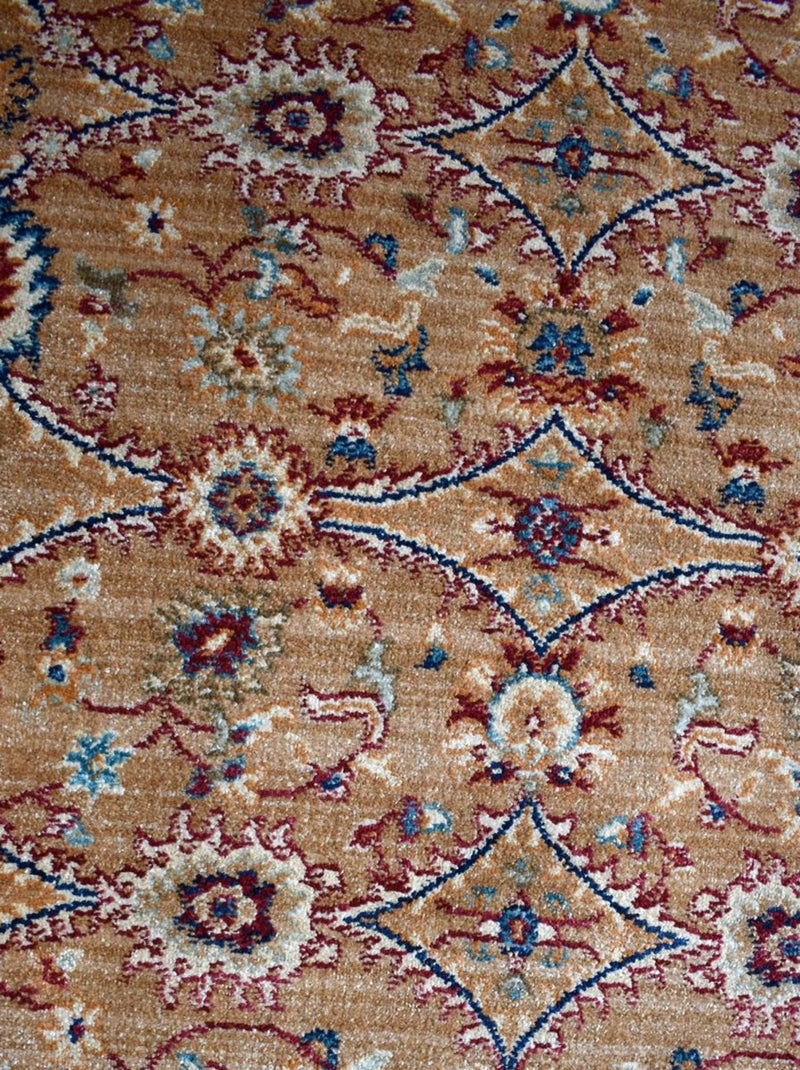 Tapis orient tissé motif traditionnel CHOBAY D Beige - Kiabi
