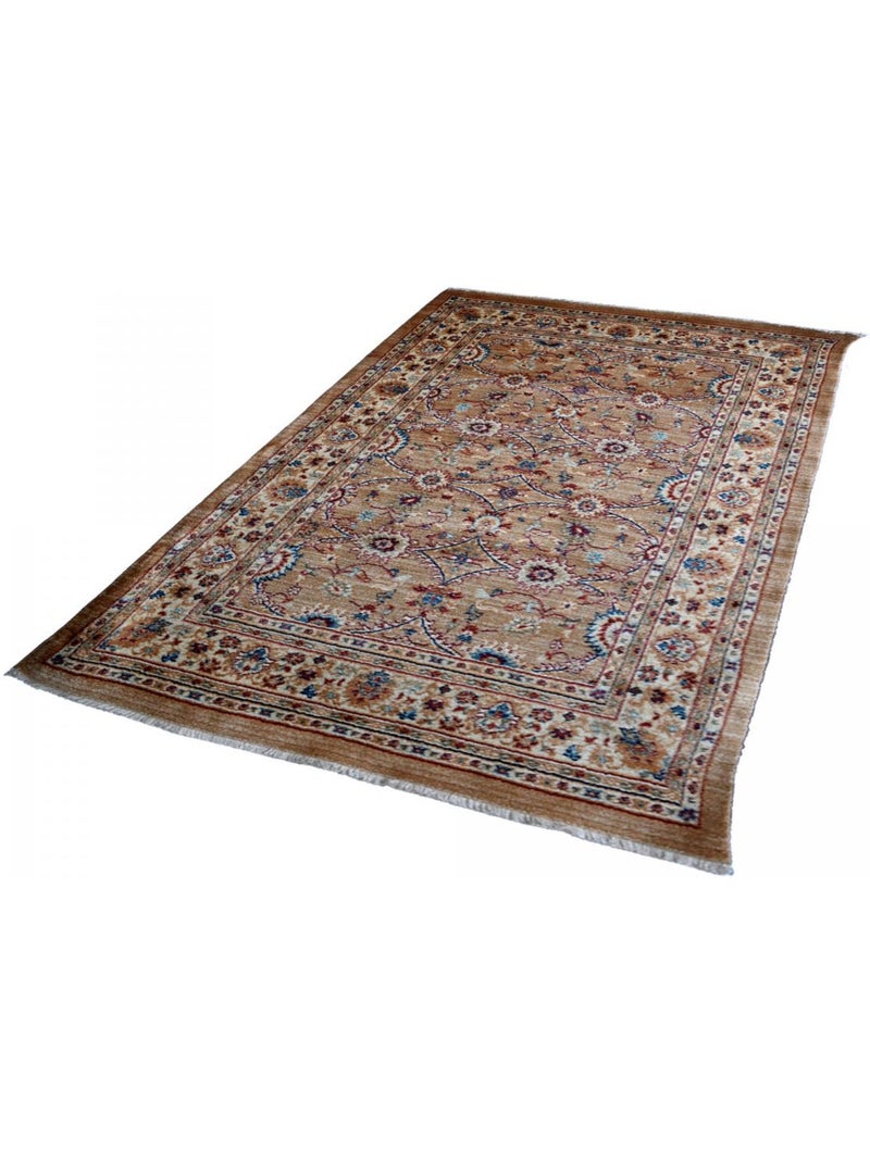 Tapis orient tissé motif traditionnel CHOBAY D Beige - Kiabi
