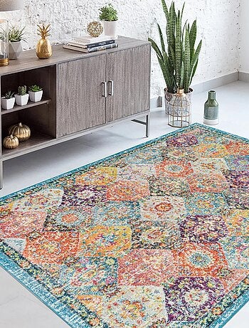 Tapis orient tissé motif traditionnel olna