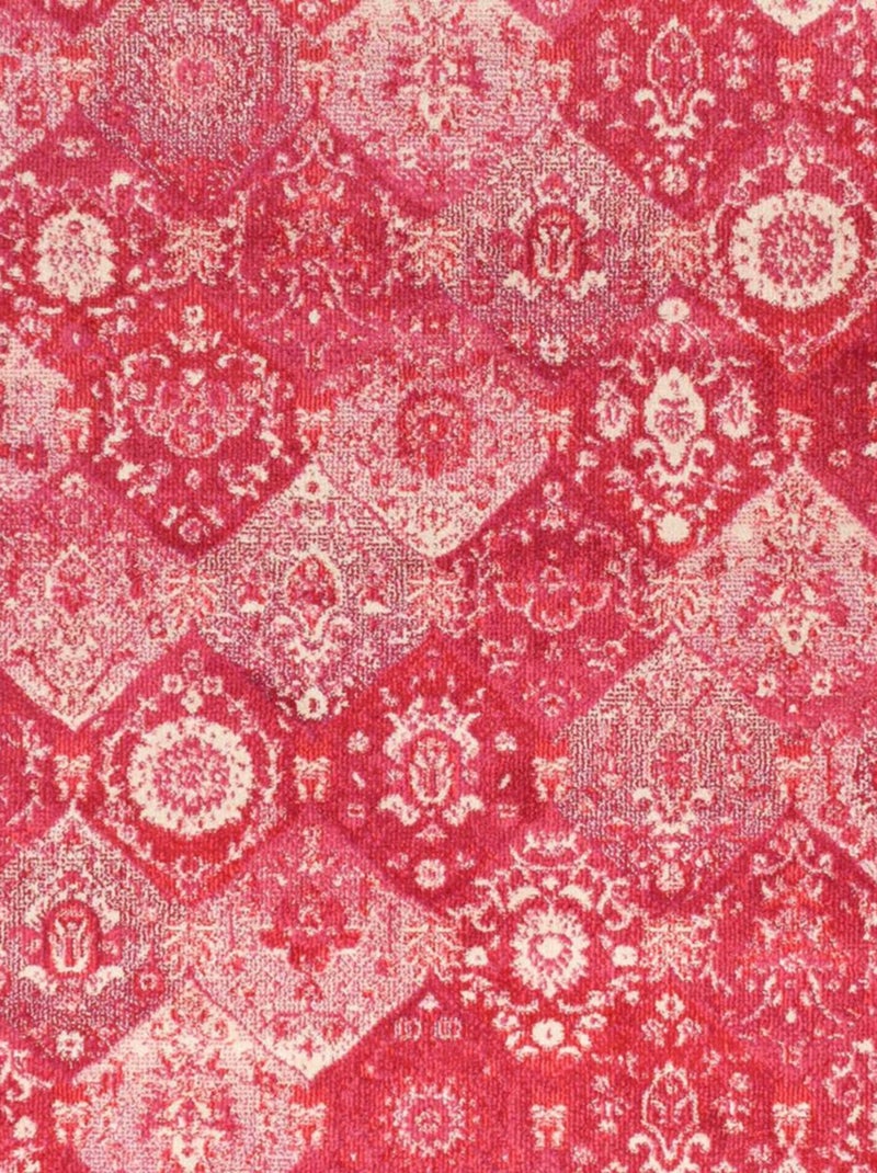 Tapis orient tissé motif traditionnel olna Rose - Kiabi