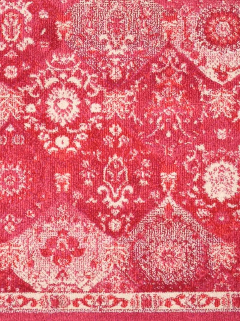 Tapis orient tissé motif traditionnel olna Rose - Kiabi