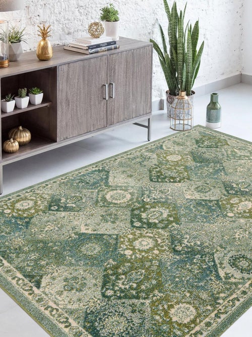 Tapis orient tissé motif traditionnel olna - Kiabi