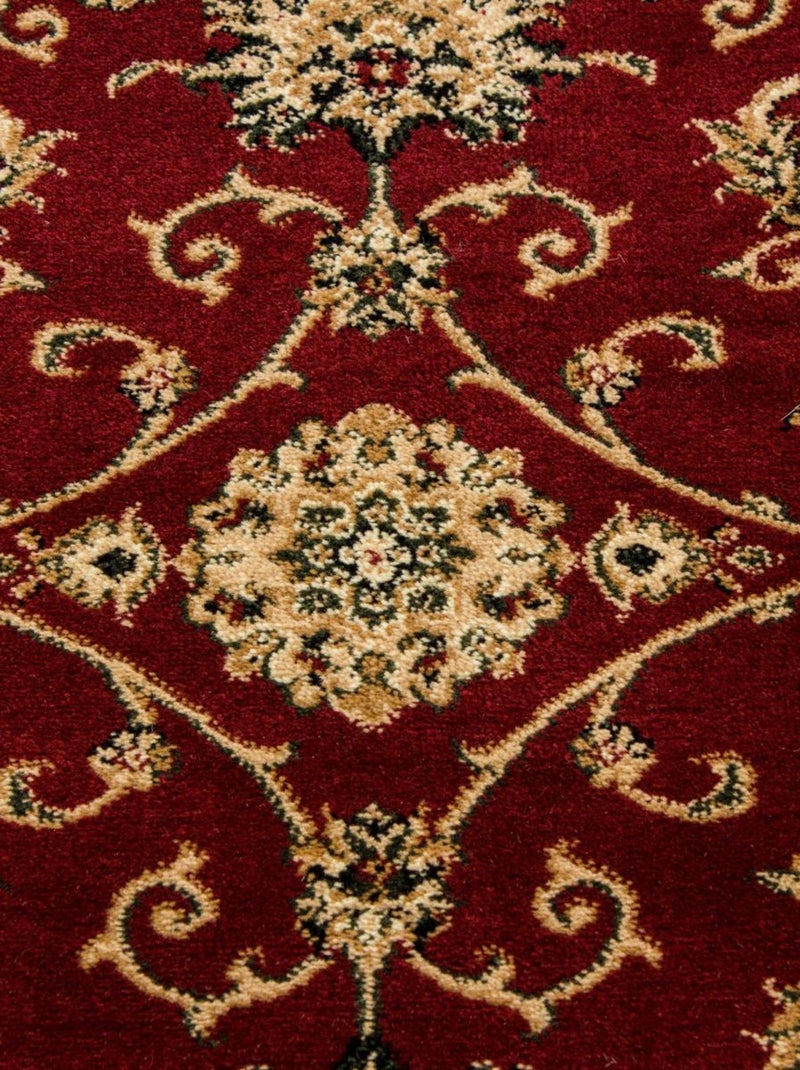 Tapis orient tissé motifs orientaux BISKO 1 Rouge - Kiabi
