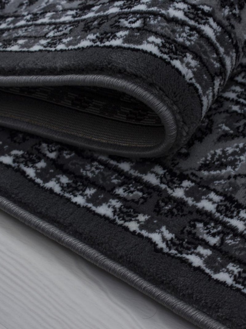 Tapis orient tissé motifs orientaux BISKO 2 Gris - Kiabi