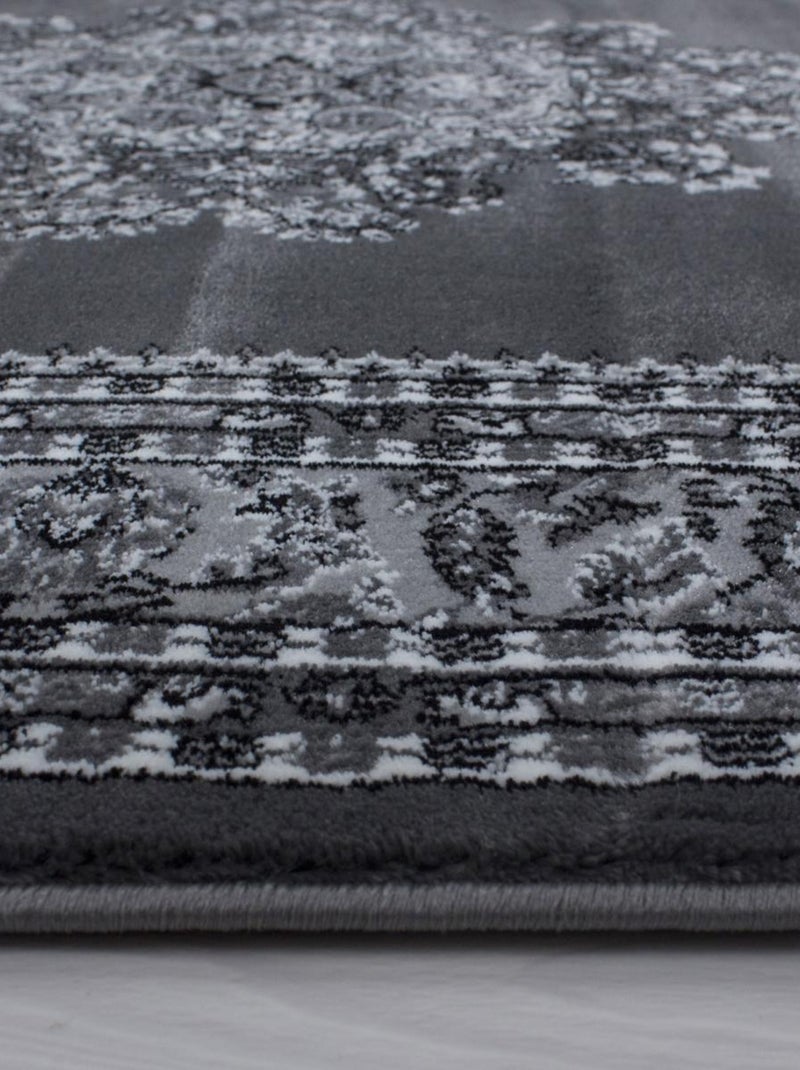 Tapis orient tissé motifs orientaux BISKO 2 Gris - Kiabi