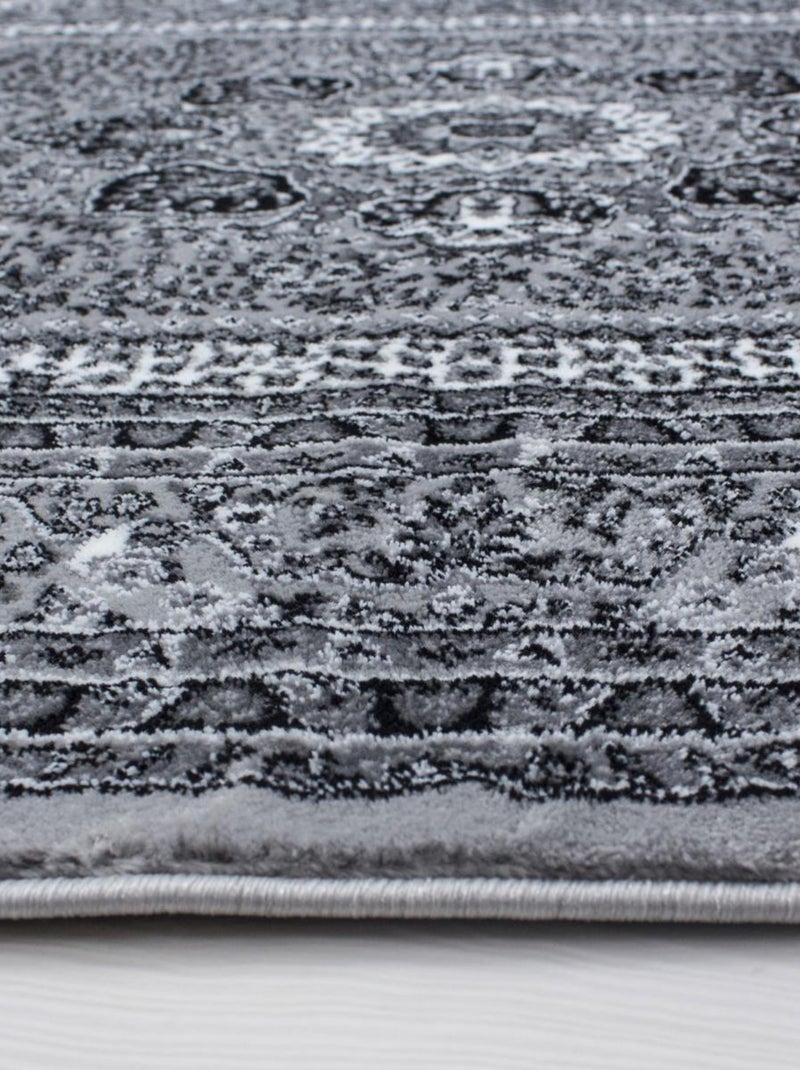 Tapis orient tissé motifs orientaux BISKO Gris - Kiabi