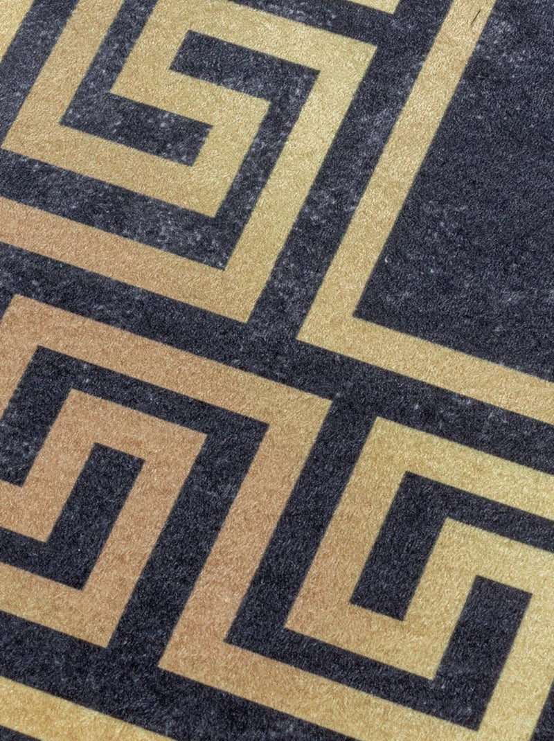 Tapis orient tissé motifs orientaux HUSLIA Noir - Kiabi