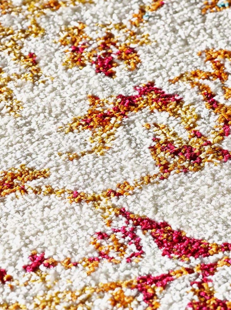 Tapis oriental tissé motif ancestral DESTRUCT 1 Multicolore - Kiabi