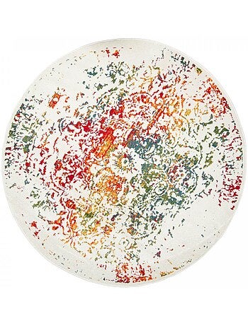 Tapis oriental tissé motif ancestral DESTRUCT 2