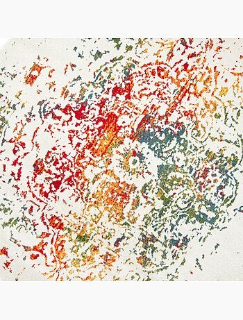 Tapis oriental tissé motif ancestral DESTRUCT 2