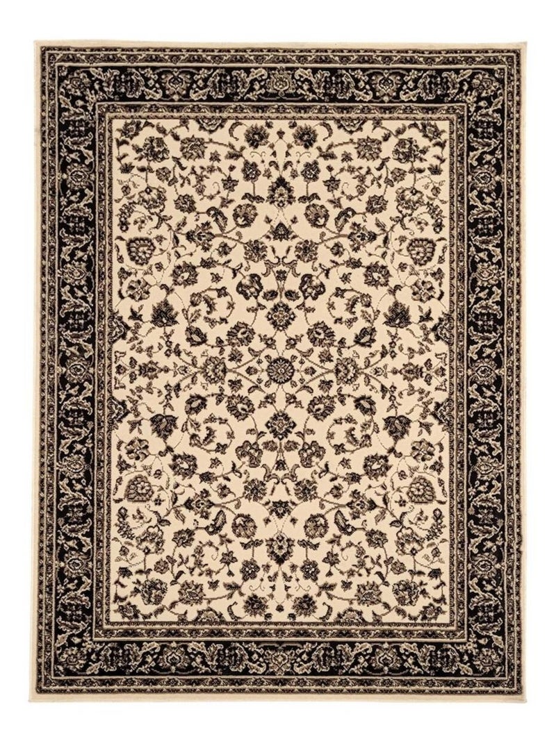 Tapis oriental tissé motif ancestral LYN1 NOMED Beige - Kiabi