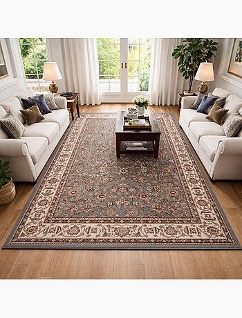 Tapis oriental tissé motif ancestral lyn1 nomed