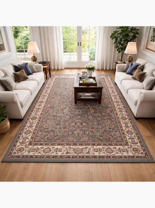 Tapis oriental tissé motif ancestral lyn1 nomed - Kiabi Tapis oriental tissé motif ancestral lyn1 nomed - Kiabi