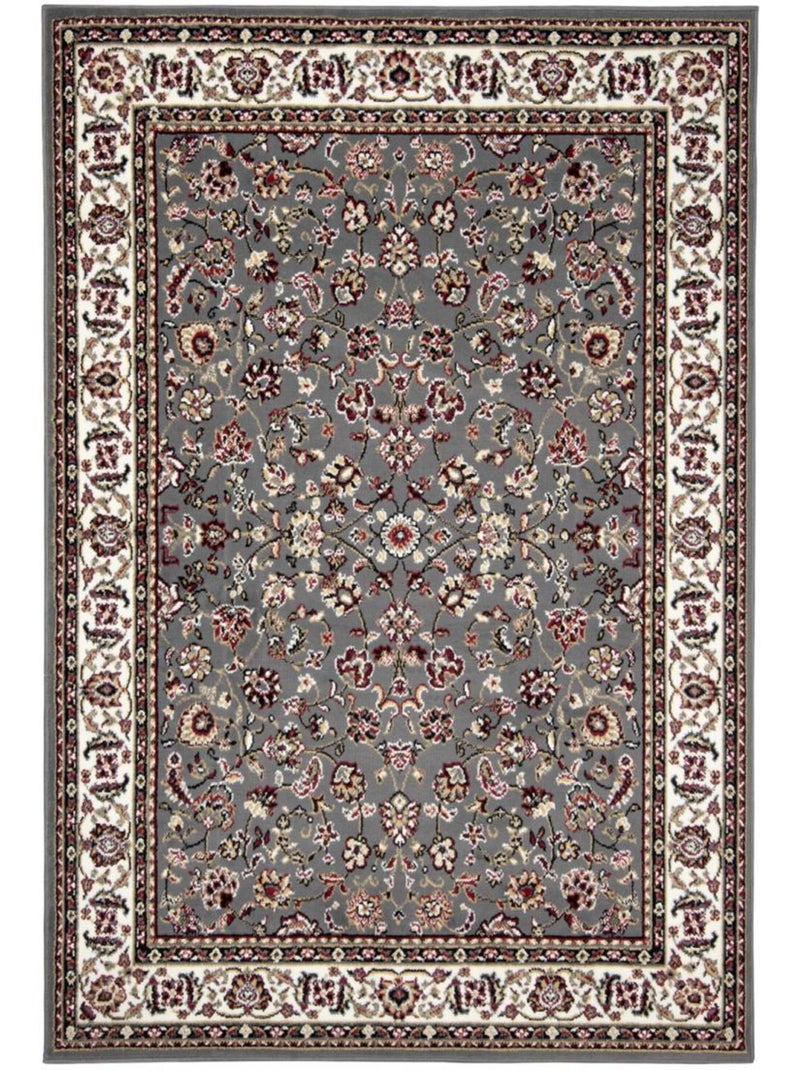 Tapis oriental tissé motif ancestral lyn1 nomed Gris - Kiabi