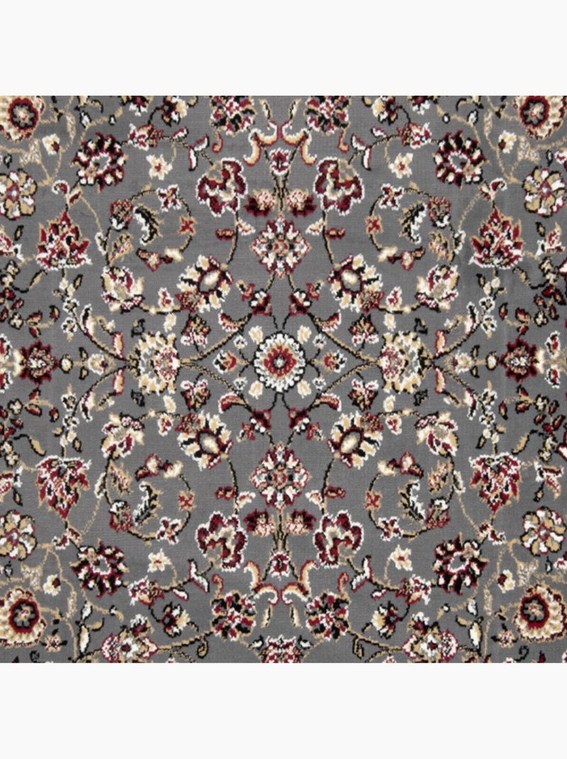 Tapis oriental tissé motif ancestral lyn1 nomed Gris - Kiabi