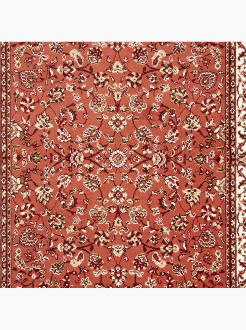 Tapis oriental tissé motif ancestral lyn1 nomed Orange - Kiabi