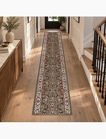 Tapis oriental tissé motif ancestral lyn1 nomed
