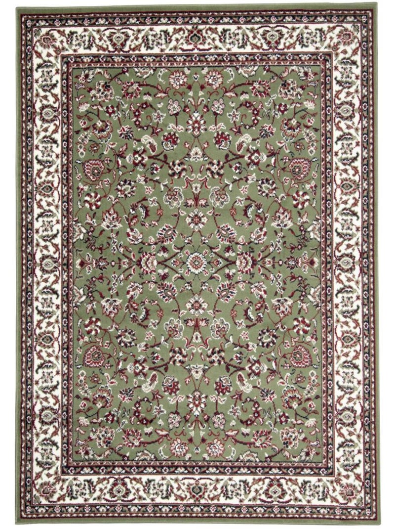 Tapis oriental tissé motif ancestral lyn1 nomed Vert - Kiabi