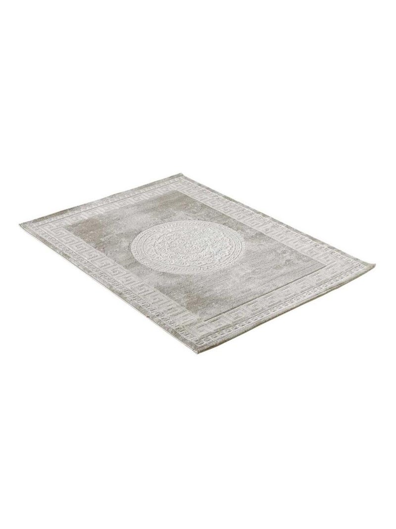 Tapis oriental tissé motif ancestral LYN7 ALAN Marron - Kiabi