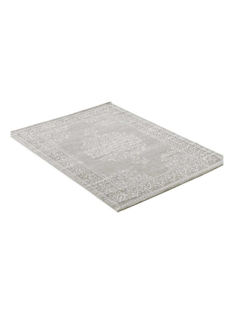 Tapis oriental tissé motif ancestral LYN7 MIRALI Beige - Kiabi