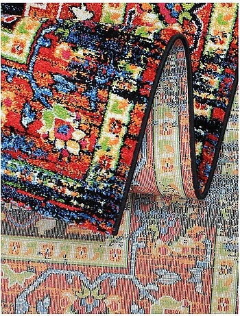 Tapis oriental tissé motif ancestral MADAL