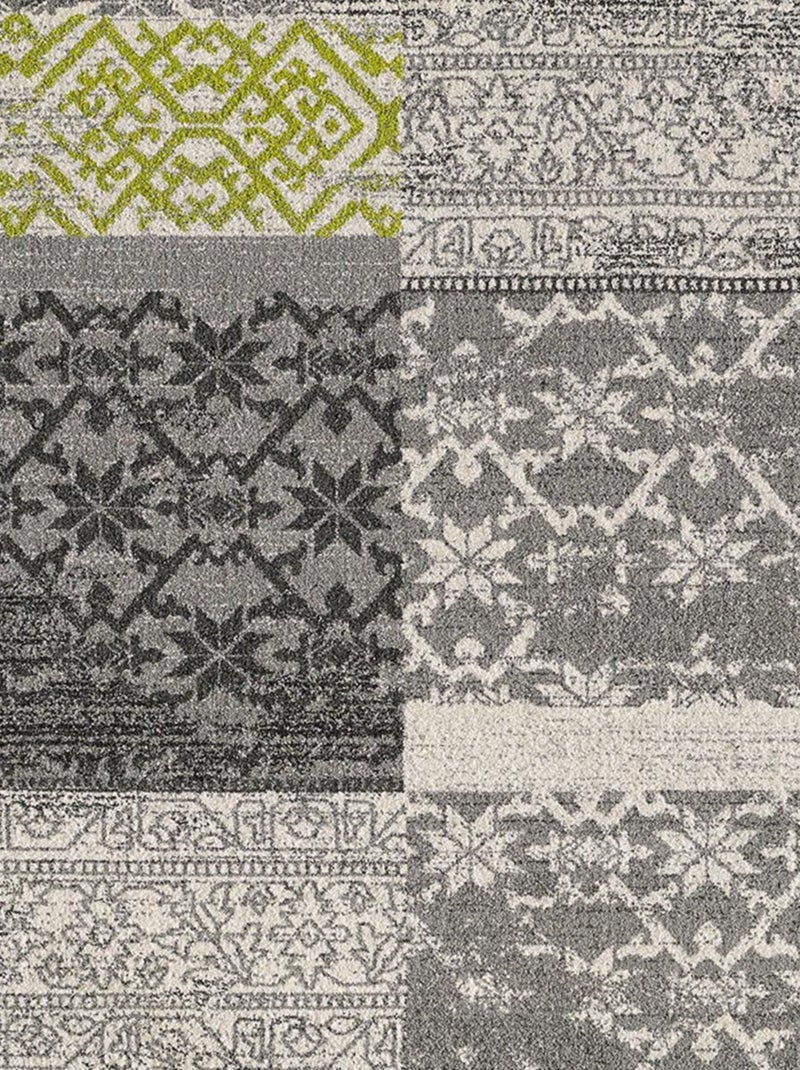 Tapis oriental tissé motif ancestral TEOPATCH Gris - Kiabi